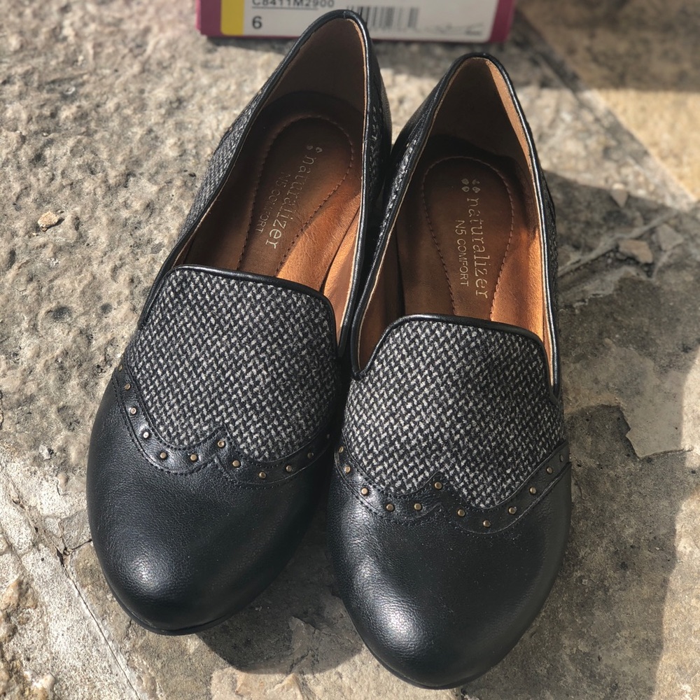 Black And Grey Flats.